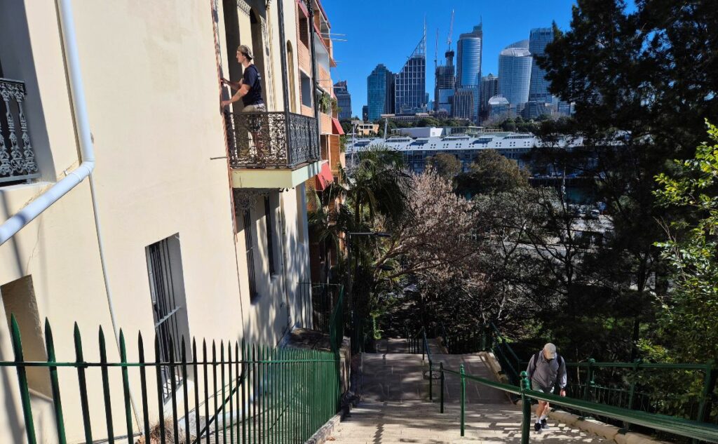 The McElhone stairs