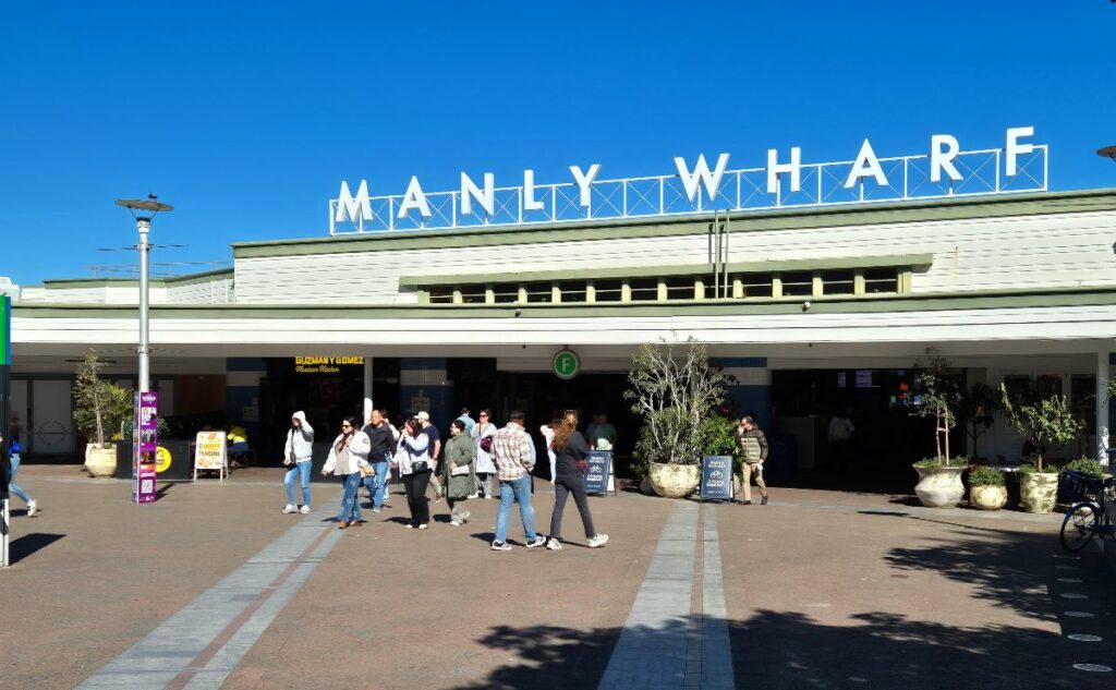 Manly Wharf in winter