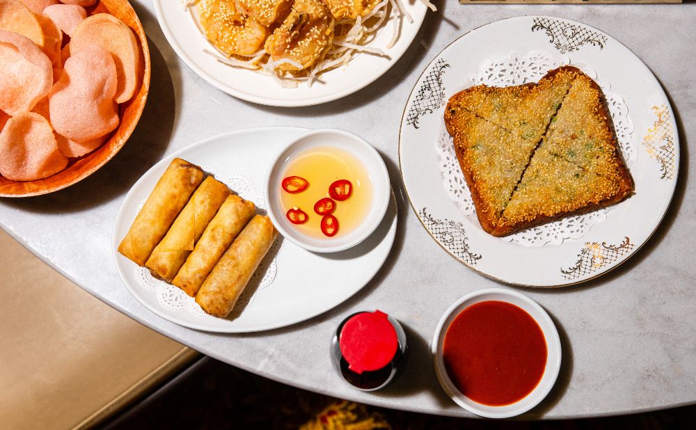 Chinese-Australian banquet dishes at The Lucky Prawn, Marrickville