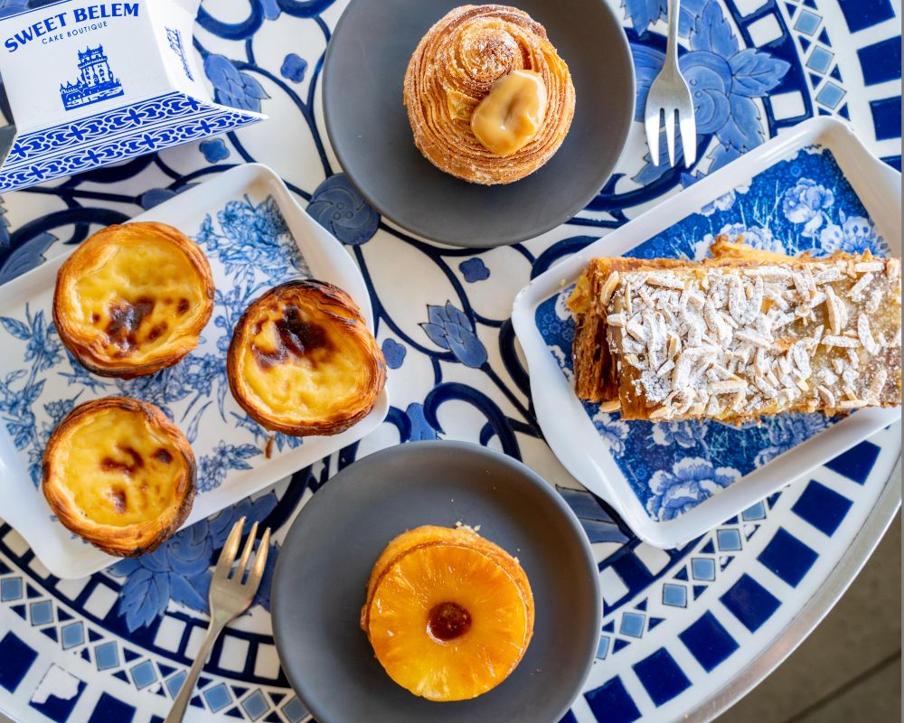 Portuguese custard tarts and cakes at Sweet Belém, Barangaroo